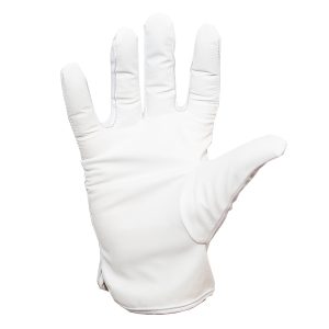 ESD PU palm glove with carbon stripes