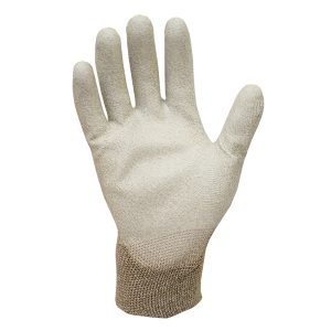 ESD PU Palm gloves - copper - Antistat