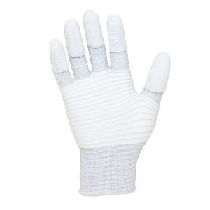 ESD PU Tip Carbon Stripe Glove - Antistat