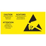 ESD Caution Label - Multi Language - Antistat
