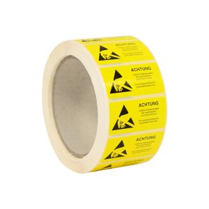 German ESD Caution labels
