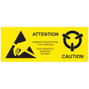 ESD Caution Label - Global - Antistat
