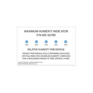 Maximum humidity indicator
