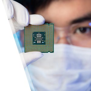 circuitboard Man Holding Circuit Board - Edited Slant - Antistat