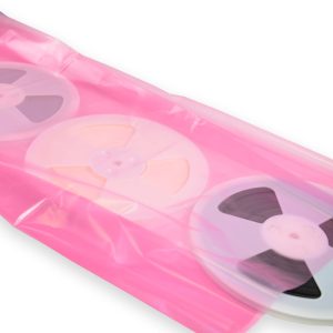 Pink Antistatic Gusset Bag
