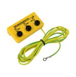 Under Bench Earth Bonding Bracket - 3 x 4mm banana - Antistat