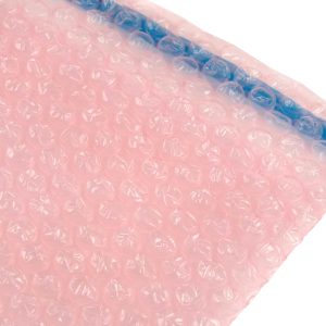 Pink Antistatic Bubble Bag - Close Up - Antistat