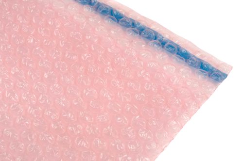 Pink Antistatic Bubble Bag - Close Up - Antistat