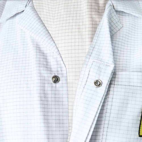 ESD Lab Coat - Close Up - Antistat