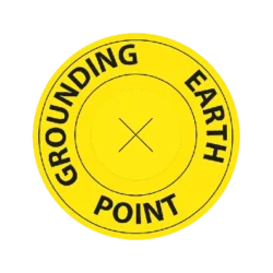 ESD Common Grounding Point Label