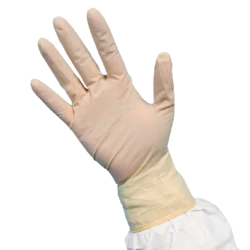 Cleanroom sterile latex gloves