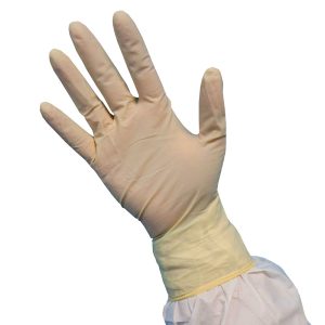 Sterile latex gloves