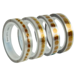High temperature masking polyimide dots