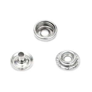 3 piece press stud set mage features 1 x 10mm Male Stud. 1x10mm Female Stud and 1 x 10mm Post Stud - Antistat