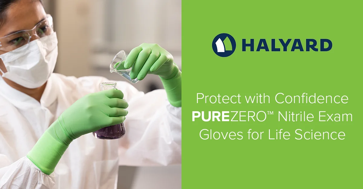 Protect with confidence - PUREZERO Nitrile Exam Gloves for Life Sciences
