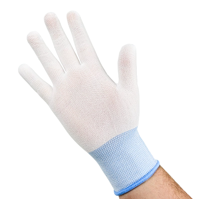 602-4006 - Integrity Full Finger Liner - Large - Blue (1) full finger glove liner