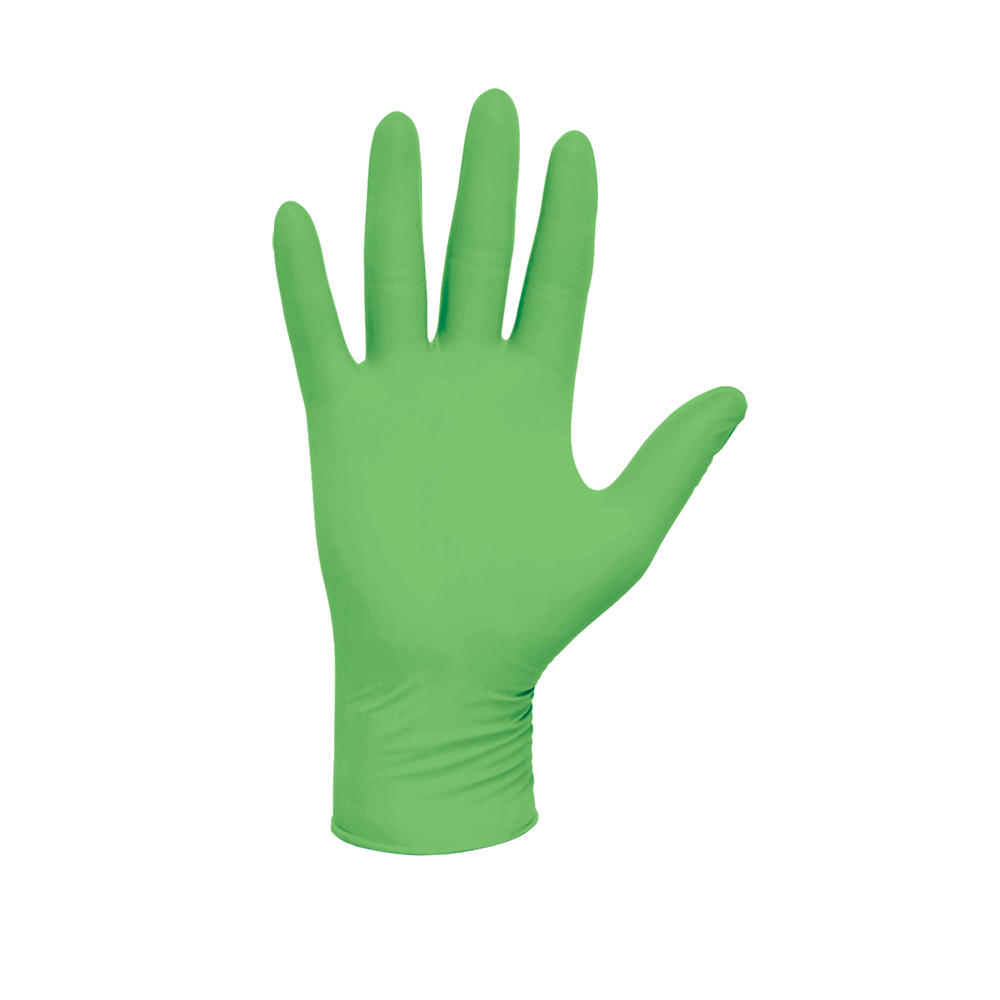 602-4222 - PUREZERO LIMON 9.5in-Cuff HALYARD green Nitrile Gloves