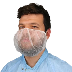 600-3032 Integrity Disposable Beard Snood (2) cleanroom beard covers or beard snood
