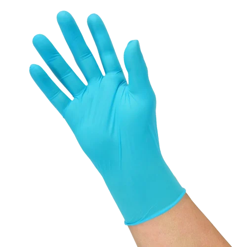 Blue Vinyl Disposable Gloves