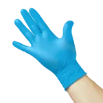 Blue Sterile Nitrile Examination Gloves