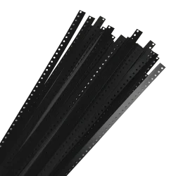 Flat Punched Leader Tape – Black