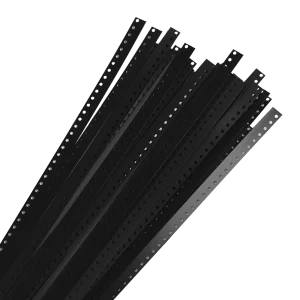 Flat Punched Leader Tape – Black