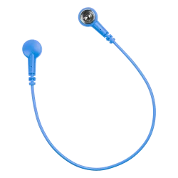 250mm blue ESD bench mat link cord with 10mm female snap connectors