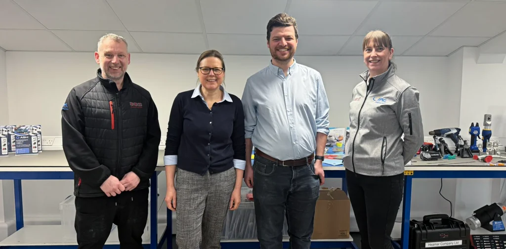 Antistat and Advanced Rework Technology team in the A.R.T. Supplier Showcase Room for practical ESD training